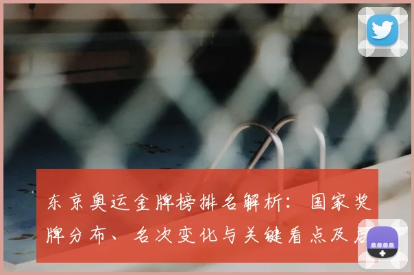 东京奥运金牌榜排名解析：国家奖牌分布、名次变化与关键看点及后续影响